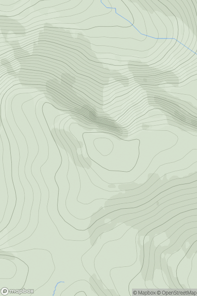 Thumbnail image for Sron na Gaoithe [Killilan to Inverness] showing contour plot for surrounding peak